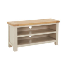 The Furniture Market Marbury Putty Grey Painted Small Tv Unit Stand Up To 50 Tv Size - thumbnail 4