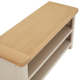 The Furniture Market Marbury Putty Grey Painted Small Tv Unit Stand Up To 50 Tv Size - thumbnail 7
