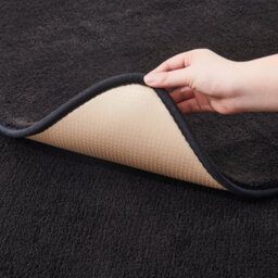 Bedlooms Black Pashmina Runner 60X120Cm, Soft Thick Piles, Hypoallergenic Hallway And Area Rug - thumbnail 3