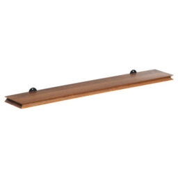 MH London Hamish Wall Shelf Solid Wood Walnut Floating Shelf Living Bedroom Kitchen Wall Mounted Wooden Shelves - Large - thumbnail 2