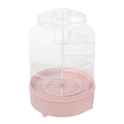 Darphe Pink Tabletop Rotating Cosmetic Storage Organiser 25Cm (W) X 26Cm (D) X 38Cm (H) - thumbnail 6