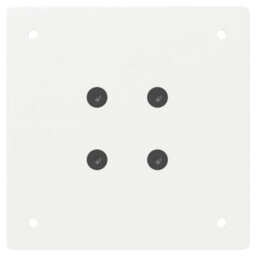 Berkfield Coffee Table Legs 4 Pcs White 42 Cm Steel - thumbnail 7