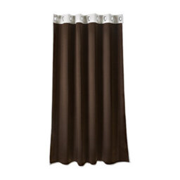 Living And Home White 2-Piece Blackout Chenille Blinds, 168Cm X 183Cm - thumbnail 3