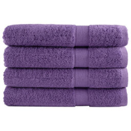 Berkfield Premium Towels Solund 4 Pcs Purple 100X200 Cm 600 Gsm