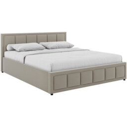 Lassic Vida Designs Vanita King Ottoman Fabric Bed, Beige (2) - thumbnail 1