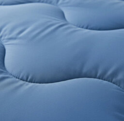 Navy Blue 10.5 Tog Coverless Duvet Bedding Set Reversible Microfiber Comforter With Matching Pillowcases Lightweight Modern Wave - thumbnail 3