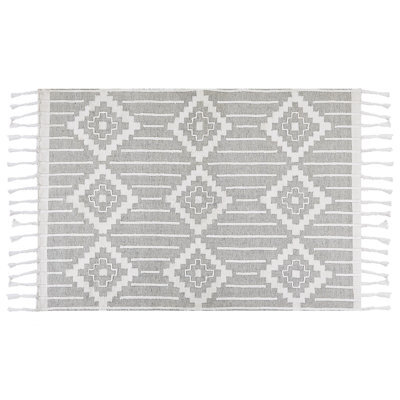 Beliani Outdoor Rug Tabiat Grey 160 X 230 Cm - image 1
