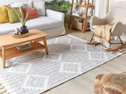 Beliani Outdoor Rug Tabiat Grey 160 X 230 Cm - thumbnail 2