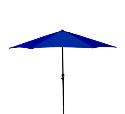 Blue Garden Parasol Patio Umbrella, Blue Garden Umbrella Be Furniture - image 1