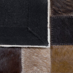Beliani Rug Okculu Brown 140 X 200 Cm Leather - thumbnail 6