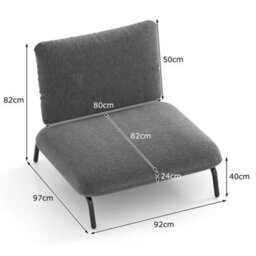 Oversized Accent Chair Comfy Living Room Chairs - thumbnail 2
