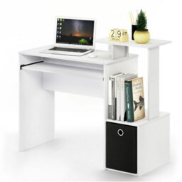 Desk, Gaming Desk, Computer Desk, Office Desk, White - thumbnail 4