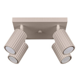 Luminosa Lighting Luminosa Karbon Ceiling Spotlight Clusters Taupe 4X Gu10