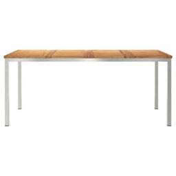 Berkfield Outdoor Dining Table Brown 180 X 90 X 75 Cm Solid Teak Wood - thumbnail 5