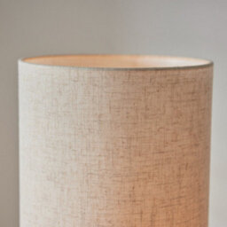 Pagazzi Lighting Pagazzi Buxton Natural Faux Linen Column Floor Lamp - thumbnail 6