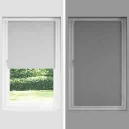 Walplus Light Grey Blackout Roller Blind 85X150 Cm, Fabric Width 80.7 Cm, Polyester - thumbnail 8