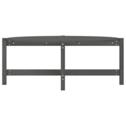 Walplus Coffee Table Grey 118X63X45 Cm Solid Wood Pine - thumbnail 5