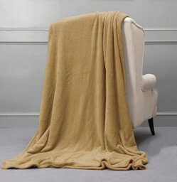 Casabella Deluxe Soft Faux Fur Mink Fleece Throw Blanket - thumbnail 5