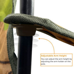 Crystals 2X Portable Folding Outdoor Chair  Ideal For Camping, Garden, Fishing & Travel - thumbnail 6