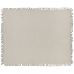 Beliani Bedspread Yerbent Cotton 150 X 200 Cm Light Grey - thumbnail 4