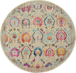 Multi Luxurious Traditional Persian Easy To Clean Floral Graphics Rug For Dining Room -71 X 230Cm (Runner) - thumbnail 6