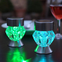 Smart Solar Led Crystal Effect Stake Light (4 Pack) Colour Changing And White - thumbnail 5
