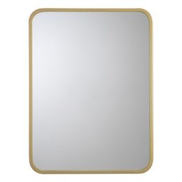 Croydex Compact Brass Effect Single Bathroom Wall Cabinet With Mirrored Door (H)603mm (W)453mm - thumbnail 2