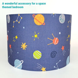 Stickerscape Multicoloured Space Lampshade Ceiling Light Bedroom Nursery Children - thumbnail 5