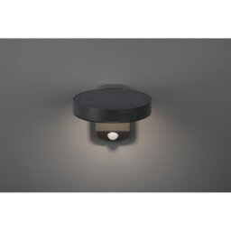 Luminosa Lighting Luminosa Posadas Modern Outdoor Modern Wall Lamp Anthracite 3000K Ip44 With Pir - Uk Stock - thumbnail 3