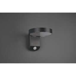 Luminosa Lighting Luminosa Posadas Modern Outdoor Modern Wall Lamp Anthracite 3000K Ip44 With Pir - Uk Stock - thumbnail 4