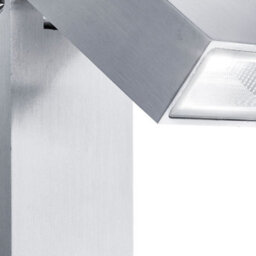 Lighting Collection Alexandra Stainless Steel Led Outdoor Wall Light With Pir - thumbnail 2