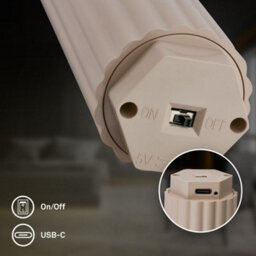 Briloner Beige Rechargeable Led Pendant Light Height Adjustable Dimmable 3.5W 280Lm Warm White 3000K - thumbnail 8