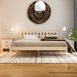 Lassic Vida Designs Milan Pine 5Ft King Size Wooden Bed Frame - Low Foot End - thumbnail 6