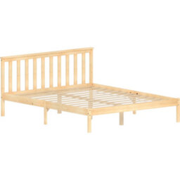 Lassic Vida Designs Milan Pine 5Ft King Size Wooden Bed Frame - Low Foot End - thumbnail 7