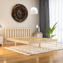 Lassic Vida Designs Milan Pine 5Ft King Size Wooden Bed Frame - Low Foot End - thumbnail 3
