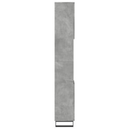 Berkfield Bathroom Cabinet Concrete Grey 30X30X190 Cm Engineered Wood - thumbnail 5
