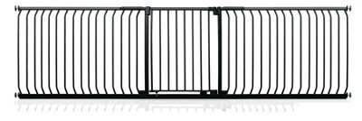 Safetots Elite Pressure Safety Gate, 271Cm - 280Cm, Matt Black, Pressure Fit Stair Gate - image 1