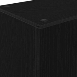 Berkfield Modern Kitchen Cabinet With Drawer With Door Black Oak Engineered Wood - thumbnail 9