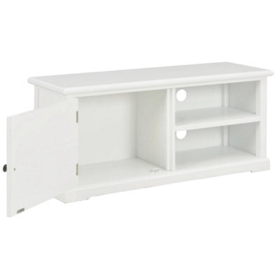 Berkfield Modern Tv Cabinet White 90X30X40 Cm Wood - image 1