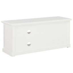 Berkfield Modern Tv Cabinet White 90X30X40 Cm Wood - thumbnail 5