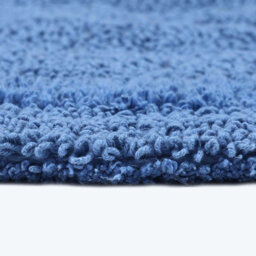Homescapes Luxury Reversible Bath Mat Runner - Cobalt Blue - thumbnail 4