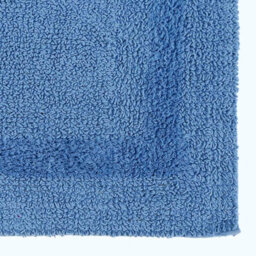 Homescapes Luxury Reversible Bath Mat Runner - Cobalt Blue - thumbnail 2