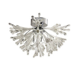 Luminosa Lighting Luminosa Love Ceiling Small 9 Light G4 Polished Chrome/white Glass, Not Led/cfl Compatible