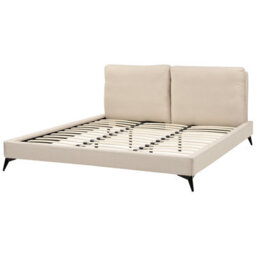 Beliani Bed Boucle Melle 180 X 200 Cm (Eu Super King) Beige - thumbnail 6