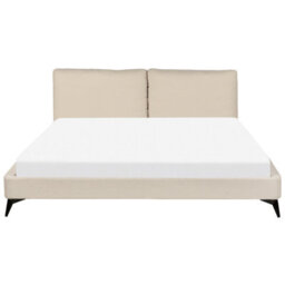 Beliani Bed Boucle Melle 180 X 200 Cm (Eu Super King) Beige - thumbnail 5