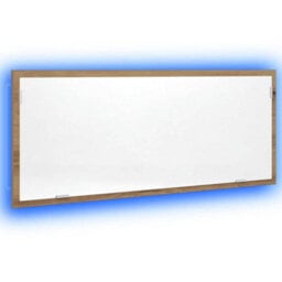 Walplus Led Bathroom Mirror Artisan Oak 100X8.5X37 Cm Engineered Wood - thumbnail 3