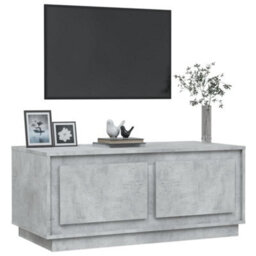 Berkfield Durable Coffee Table Concrete Grey 102X50X44 Cm Engineered Wood - thumbnail 4