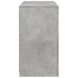 Vidaxl Sideboard With Led Lights Concrete Grey 60.5X37X67 Cm - thumbnail 8