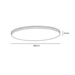 Nordlux Vic Indoor Ceiling Light White Plastic Intergrated Led 25,000Hrs - Mains Powered, Ip21 - thumbnail 3