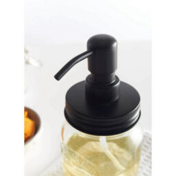 Kilner 0.5L Glass Lotion Bathroom Shower Pump Liquid Bath Soap Dispenser Kitchen - thumbnail 3